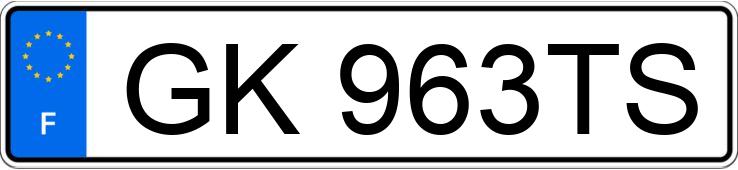Numer rejestracyjny GK963TS posiada PEUGEOT 208 II