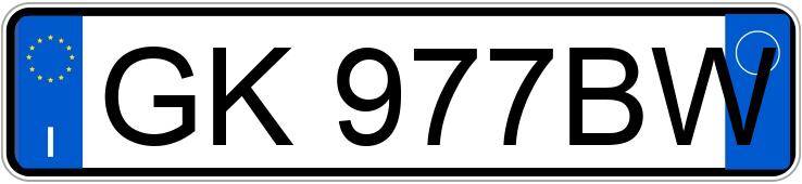 Numer rejestracyjny GK977BW posiada AUDI Q3 2a serie Numer rejestracyjny GK977BW posiada AUDI Q3 2a serie