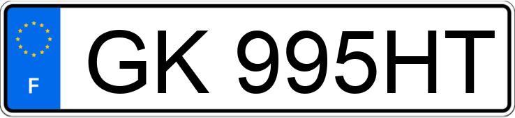 Numer rejestracyjny GK995HT posiada PEUGEOT 208 II