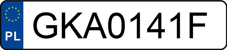Numer rejestracyjny GKA 0141F posiada BMW 316i Kat. MR`01 E3 E46 316i Kat. MR`01 E3 E46 - GKA0141F