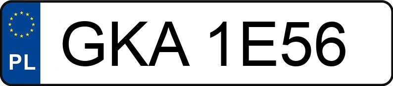 Numer rejestracyjny GKA 1E56 posiada FORD TRANSIT SC 350M - GKA1E56