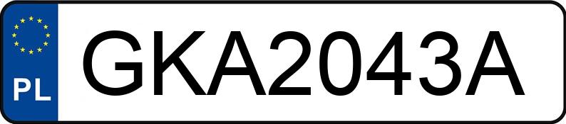 Numer rejestracyjny GKA 2043A posiada AUDI A5 Coupe Quattro 3.0 TDi DPF MR`07 E4 B8 A5 Coupe Quattro 3.0 TDi DPF MR`07 E4 B8 - GKA2043A