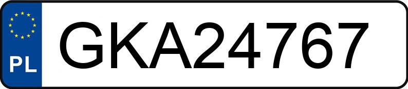 Numer rejestracyjny GKA 24767 posiada SUZUKI VITARA - GKA24767