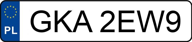 Numer rejestracyjny GKA 2EW9 posiada AUDI A4 AVANT 1.9 TDI - GKA2EW9 Numer rejestracyjny GKA 2EW9 posiada AUDI A4 AVANT 1.9 TDI - GKA2EW9