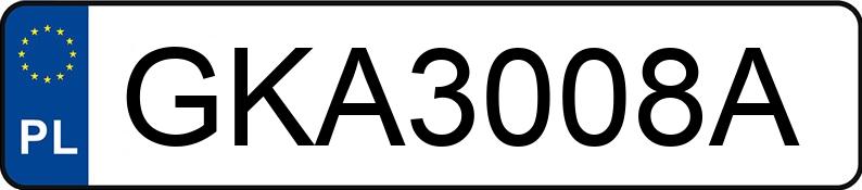 Numer rejestracyjny GKA 3008A posiada PEUGEOT 3008 1.6 HDI MR`17 E6 Active 120 S&S Aut. - GKA3008A