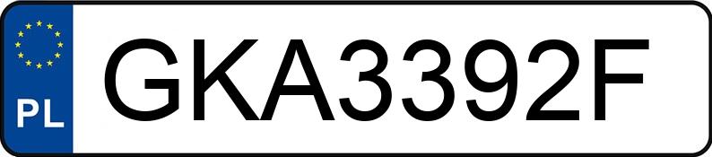 Numer rejestracyjny GKA 3392F posiada FORD TRANSIT 350L EF - GKA3392F Numer rejestracyjny GKA 3392F posiada FORD TRANSIT 350L EF - GKA3392F