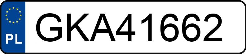 Numer rejestracyjny GKA 41662 posiada MAN TGS - GKA41662