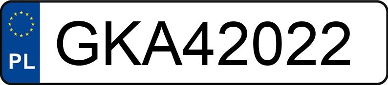Numer rejestracyjny GKA 42022 posiada VOLKSWAGEN GOLF - GKA42022 Numer rejestracyjny GKA 42022 posiada VOLKSWAGEN GOLF - GKA42022