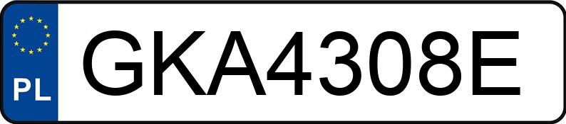 Numer rejestracyjny GKA 4308E posiada MERCEDES-BENZ E 200 CDI MR`00 210 Elegance - GKA4308E