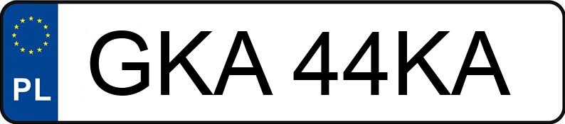 Numer rejestracyjny GKA 44KA posiada BMW 318i Kat. E36 318i Kat. E36 - GKA44KA