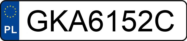 Numer rejestracyjny GKA 6152C posiada VOLKSWAGEN Golf VI Cabrio TDI-CR MR`08 E5 Golf VI Cabrio TDI-CR MR`08 E5 - GKA6152C