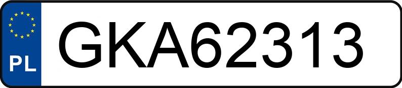 Numer rejestracyjny GKA 62313 posiada SKODA OCTAVIA - GKA62313 Numer rejestracyjny GKA 62313 posiada SKODA OCTAVIA - GKA62313
