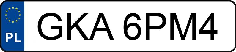 Numer rejestracyjny GKA 6PM4 posiada PEUGEOT 206 1.9 Diesel MR`98 XRD Presence - GKA6PM4