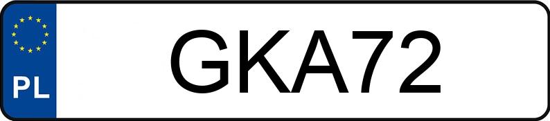 Numer rejestracyjny GKA 72 posiada KRUPP LD 2,5H - GKA72