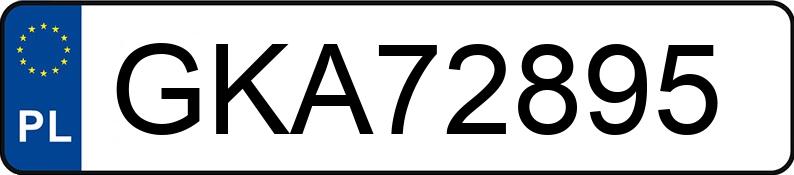 Numer rejestracyjny GKA 72895 posiada FORD Focus 1.4 MR`08 E4 Trend - GKA72895