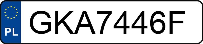 Numer rejestracyjny GKA 7446F posiada BMW 330i Kat. MR`01 E3 E46 - GKA7446F