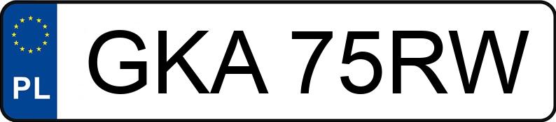Numer rejestracyjny GKA 75RW posiada SKODA OCTAVIA 1.9TDI - GKA75RW