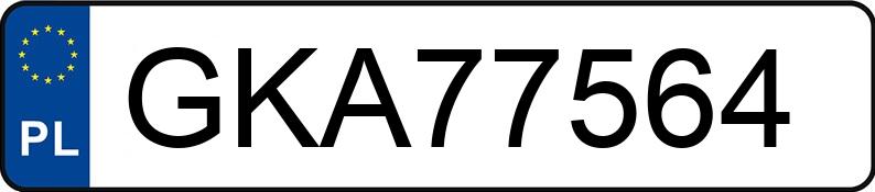 Numer rejestracyjny GKA 77564 posiada MERCEDES-BENZ E 350 BLUETEC 4MATIC - GKA77564