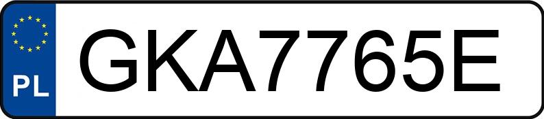 Numer rejestracyjny GKA 7765E posiada MAN L2000 - GKA7765E