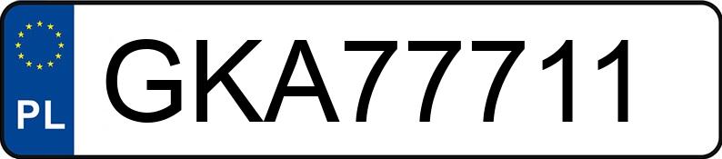 Numer rejestracyjny GKA 77711 posiada HONDA Civic 1.8 MR`09 E5 Type S i-Shift - GKA77711