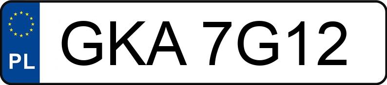 Numer rejestracyjny GKA 7G12 posiada BMW 528 I - GKA7G12 Numer rejestracyjny GKA 7G12 posiada BMW 528 I - GKA7G12