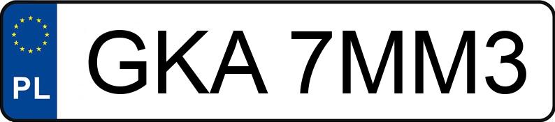 Numer rejestracyjny GKA 7MM3 posiada SKODA Fabia 1.4 TDI MR`05 E4 Elegance - GKA7MM3