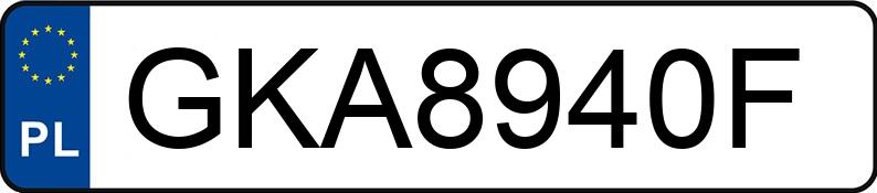 Registreringsnummeret GKA 8940F har BMW 328i MR`12 E5 F30 328i MR`12 E5 F30 - GKA8940F