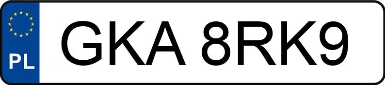 Numer rejestracyjny GKA8RK9 posiada VOLKSWAGEN Transporter T4 TDi MR`96 2.7t Transporter T4 TDi MR`96 2.7t