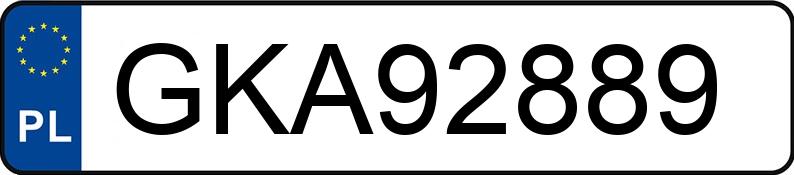 Numer rejestracyjny GKA 92889 posiada MERCEDES-BENZ E 50 AMG Kat. 210 E 50 AMG Kat. 210 - GKA92889