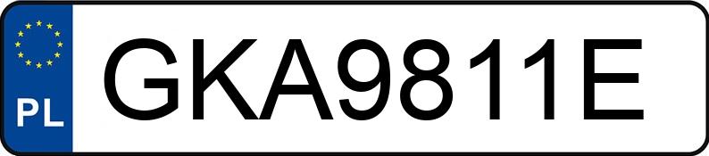 Numer rejestracyjny GKA 9811E posiada DACIA JOGGER - GKA9811E