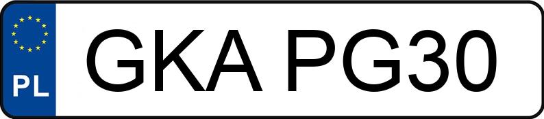 Numer rejestracyjny GKA PG30 posiada BMW 320D - GKAPG30 Numer rejestracyjny GKA PG30 posiada BMW 320D - GKAPG30
