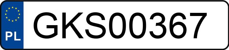 Numer rejestracyjny GKS 00367 posiada AUDI A3 1.4 TFSI MR`09 E4 8P Ambition - GKS00367