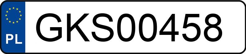 Numer rejestracyjny GKS 00458 posiada VOLVO 850 Kat. 850 Kat. - GKS00458