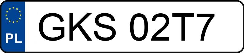 Numer rejestracyjny GKS 02T7 posiada VOLKSWAGEN POLO - GKS02T7 Numer rejestracyjny GKS 02T7 posiada VOLKSWAGEN POLO - GKS02T7