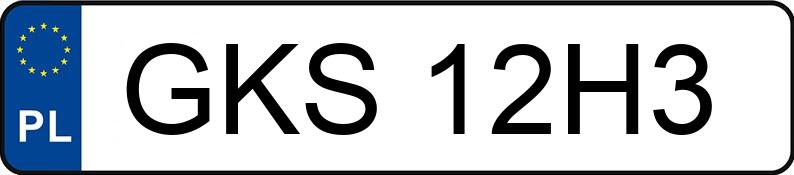 Numer rejestracyjny GKS 12H3 posiada OPEL Zafira 1.8 MR`99 E3 Zafira 1.8 MR`99 E3 - GKS12H3