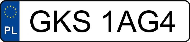 Numer rejestracyjny GKS 1AG4 posiada VOLVO V50 2.0 D MR`04 E4 V50 2.0 D MR`04 E4 - GKS1AG4