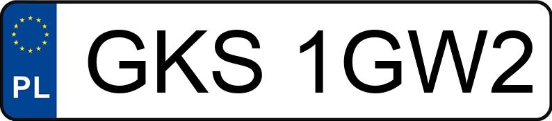 Numer rejestracyjny GKS 1GW2 posiada VOLKSWAGEN GOLF - GKS1GW2
