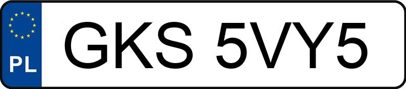 Numer rejestracyjny GKS 5VY5 posiada MERCEDES-BENZ/MBPL SPRINTER - GKS5VY5