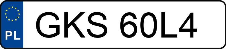 Numer rejestracyjny GKS 60L4 posiada VOLKSWAGEN PASSAT - GKS60L4