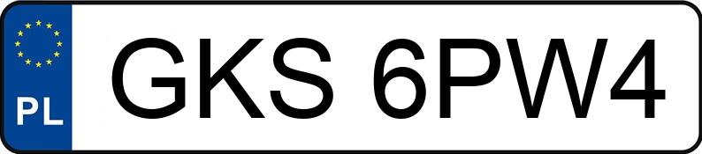 Numer rejestracyjny GKS 6PW4 posiada WIELTON NS3P NS-3 - GKS6PW4