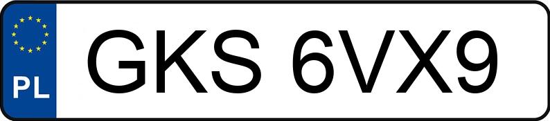 Numer rejestracyjny GKS 6VX9 posiada MERCEDES-BENZ GL 450 - GKS6VX9