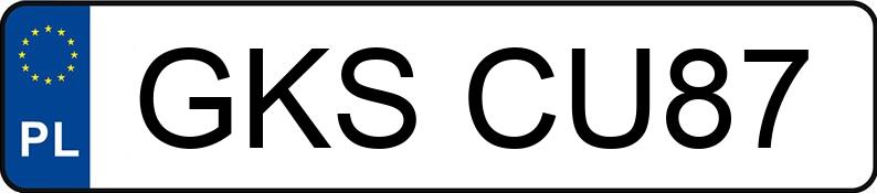 Numer rejestracyjny GKS CU87 posiada SUZUKI Grand Vitara 1.9 Diesel MR`05 E3 Grand Vitara 1.9 Diesel MR`05 E3 - GKSCU87