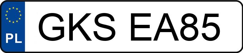 Numer rejestracyjny GKS EA85 posiada TOYOTA Corolla 1.6 MR`16 E6 Comfort - GKSEA85 Numer rejestracyjny GKS EA85 posiada TOYOTA Corolla 1.6 MR`16 E6 Comfort - GKSEA85