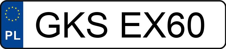 Numer rejestracyjny GKS EX60 posiada SKODA Rapid 1.2 TSI MR`12 E6 Emotion Plus - GKSEX60