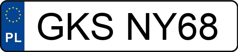 Numer rejestracyjny GKS NY68 posiada FIAT FIORINO - GKSNY68
