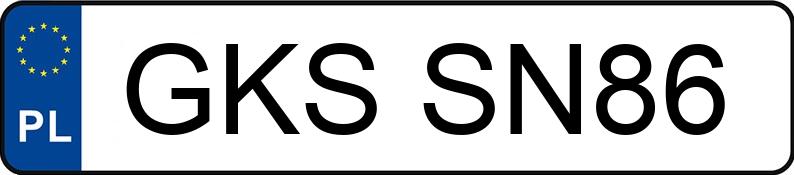 Numer rejestracyjny GKS SN86 posiada VOLKSWAGEN TIGUAN - GKSSN86