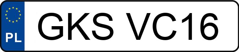 Numer rejestracyjny GKS VC16 posiada MITSUBISHI ASX - GKSVC16