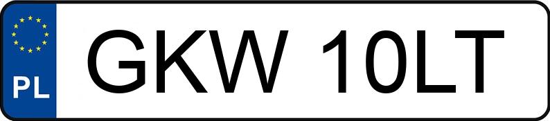 Numer rejestracyjny GKW 10LT posiada OPEL Omega B 2.0i Kat. MR`94 - GKW10LT