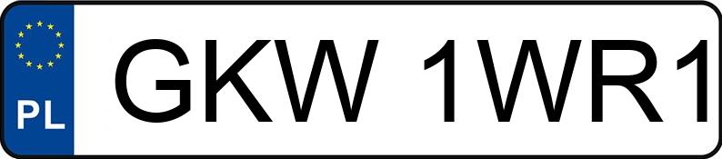 Numer rejestracyjny GKW 1WR1 posiada HYUNDAI TUCSON - GKW1WR1 Numer rejestracyjny GKW 1WR1 posiada HYUNDAI TUCSON - GKW1WR1