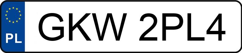 Numer rejestracyjny GKW 2PL4 posiada AUDI A3 1.6 TDi DPF MR`12 E5 8V Ambiente - GKW2PL4